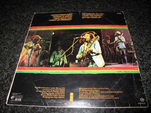 BOB MARLEY AND THE WAILERS LIVE KL886 EU PRESS EXCELLENT AFRICAN MUSIC NERDS ~