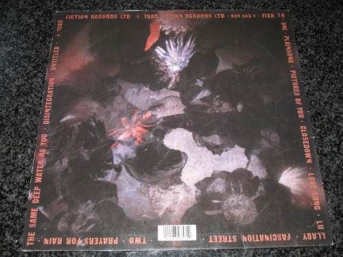 THE CURE DISINTEGRATION 1989 EUROPE PRESS FIXH 14 / 839 353-1 SMOOTH EDITION VINYL LP EXCELLENT