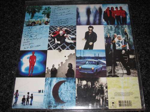 U2 ACHTUNG BABY WITHDRAWN / BANNED VINYL LP EUROPE 1991 PRESS U28 RECORD LP VINYL