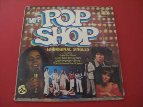 POP SHOP - 12 ORIGINAL SINGLES ... ORIGINAL SA PRESSING VINYL RECORD