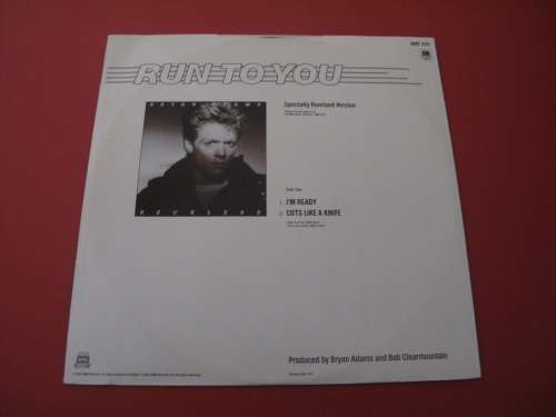 BRYAN ADAMS - RUN TO YOU  CUTS LIKE A KNIFE ORIGINAL USA PRESSING VINYL RECORD