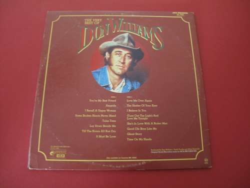 DON WILLIAMS- THE VERY BEST OF.. ORIGINAL SA PRESSING VINYL RECORD