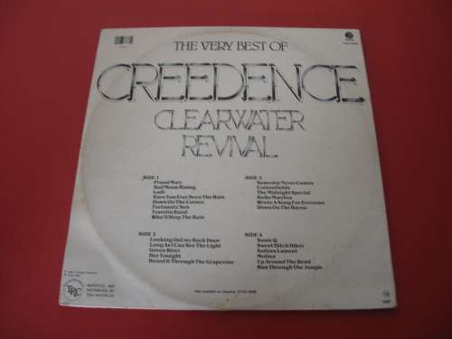CREEDENCE - THE VERY BEST OF CREEDENCE CLEARWATER REVIVA .. ORIGINAL SA PRESSING VINYL RECORD