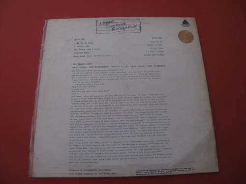 OFFICIAL BLUESBAND - BOOTLEG ALBUM  ORIGINAL RHODESIA  PRESSING VINYL RECORD