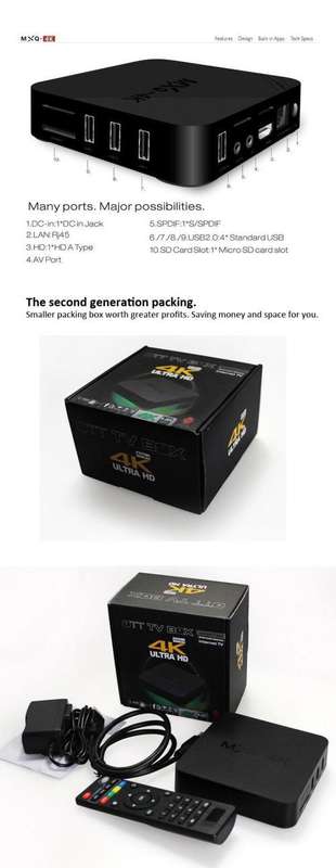 MX4K ANDROID TV BOXES