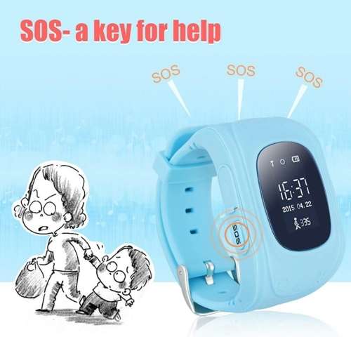 Q50 KIDS GPS TRACKING SMARTWATCHES. PINK AND LIGHT BLUE