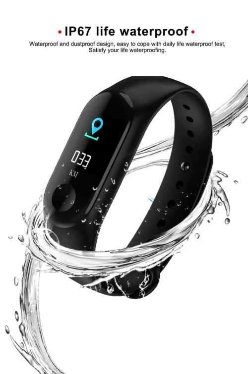 M3 SMARTBRACELET HEART RATE MONITOR, OXYGEN ECT.