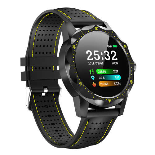 SKY 1 FITNESS HEALTH SPORTS SMARTWATCHES.YELLOW AND WHITE