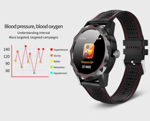 SKY 1 FITNESS HEALTH SPORT HEART RATE, BP, BLOOD OXYGEN. YELLOW AND WHITE