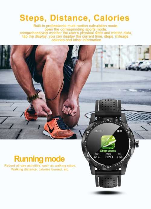 SKY 1 FITNESS HEALTH SPORT HEART RATE, BP, BLOOD OXYGEN. YELLOW AND WHITE