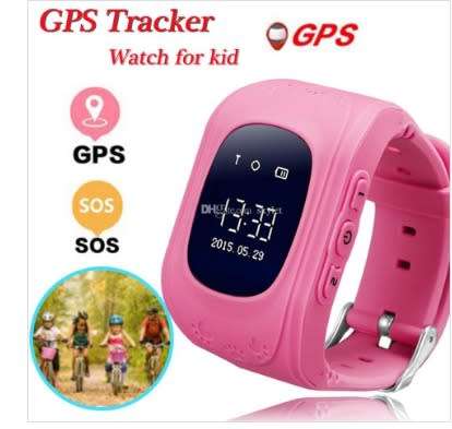 Q50 KID'S GPS TRACKING EMERGENCY SMARTWATCHES. PINK, BLACK, NAVY BLUE AND SKY BLUE
