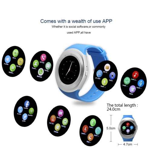 NEW Y1 BLUETOOTH SMARTWATCHES, OWN SIM SLOT 32GB MEMORY SLOT. BLACK, WHITE, SKY BLUE ,PINK