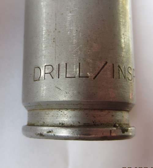 Two 20 x 110 Hispano Suiza Drill / Inspection Rounds