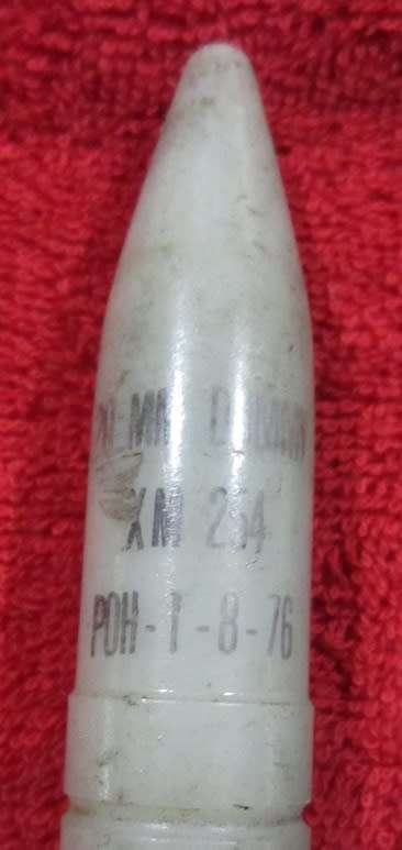Two 20 x 102 Vulcan M61 Drill Rounds