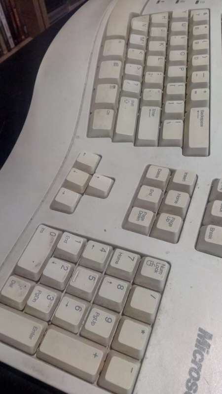 Microsoft Natural Keyboard and ball Mouse