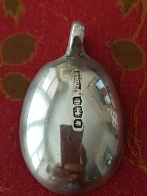 Hallmarked Spoon Pendant or Charm. 3.5 grammes of Solid Sterling Silver.