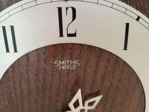 Smiths Enfield Mantel Clock Two Chime with Pendulum. Made in England.