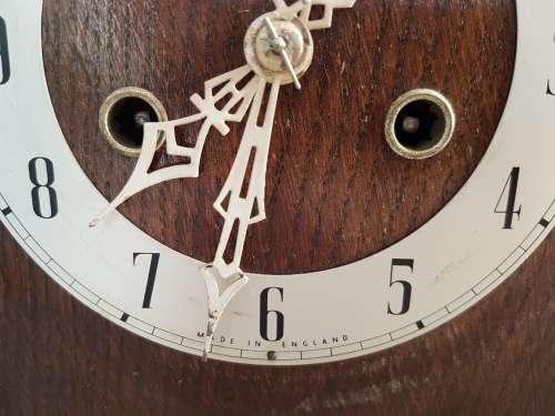 Smiths Enfield Mantel Clock Two Chime with Pendulum. Made in England.