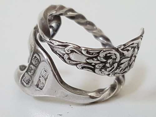 Stunning Hallmarked Solid Sterling Silver Ornate Ring NEW. 6.8 g.