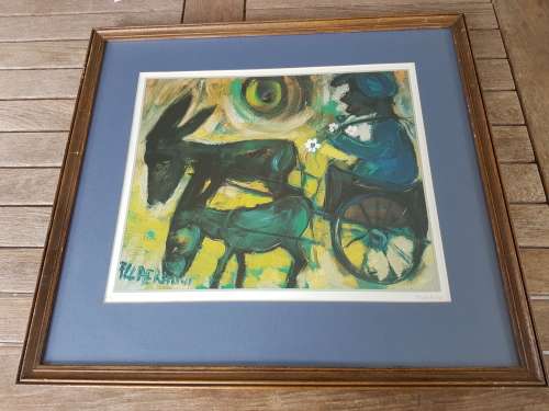 Frans Claerhout. Framed Colour Print. Vryersklong.