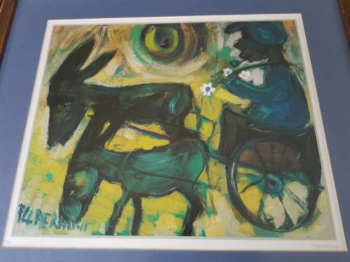 Frans Claerhout. Framed Colour Print. Vryersklong.