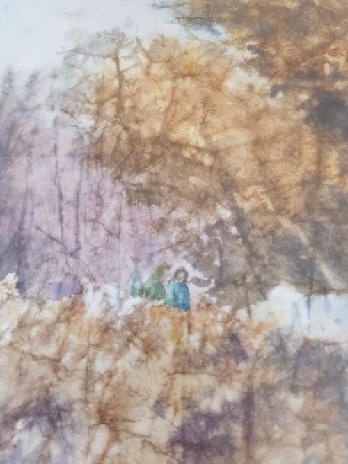 John Cullingworth. Stellenbosch. Original watercolour with exquisite detail. Framed without glass.
