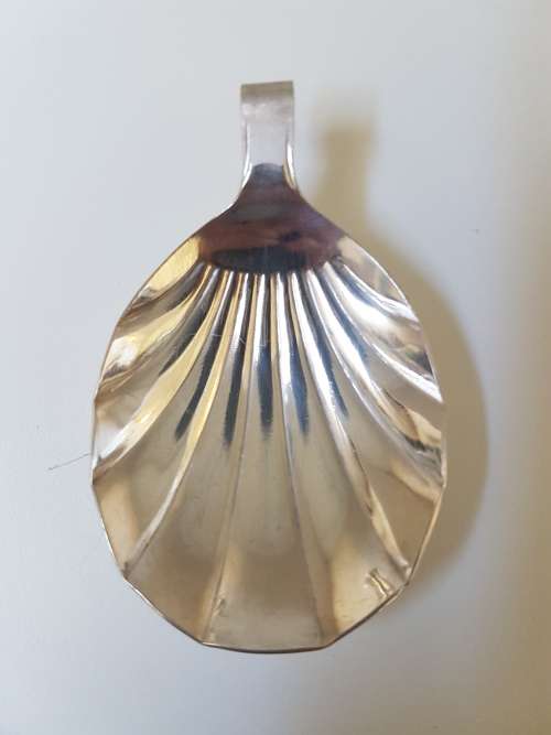 Art Deco Sunburst Silver Plated Pendant.