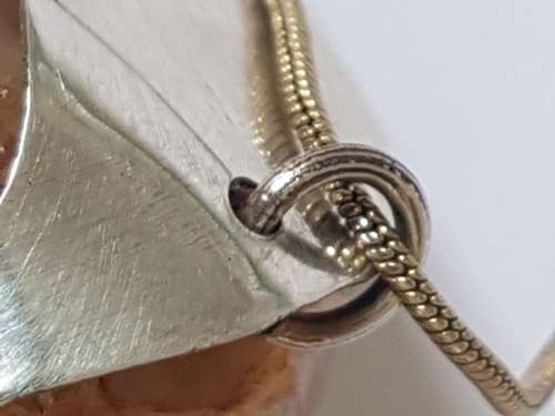 Sterling Silver Wrap White Transparent Quartz Crystal Pendant. Rough Crystal. Large.