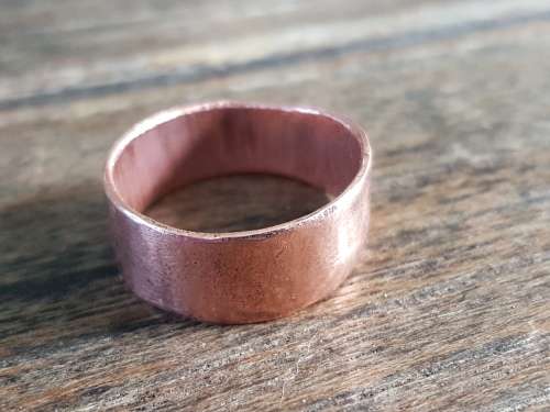 Pure Copper Band Ring.