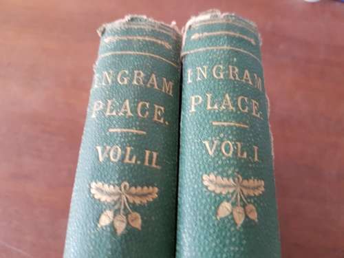 Ingram Place. A Novel. By a Cape Colonist. ONE OF THE FIRST BOOKS BY A SOUTH AFRICAN WOMAN, 1874.