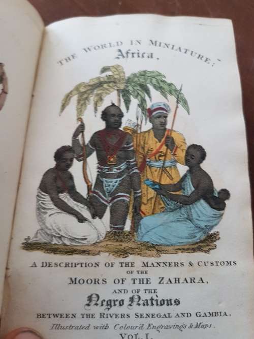 The World in Miniature. Africa. Volume 1. Edited by Shoberl.