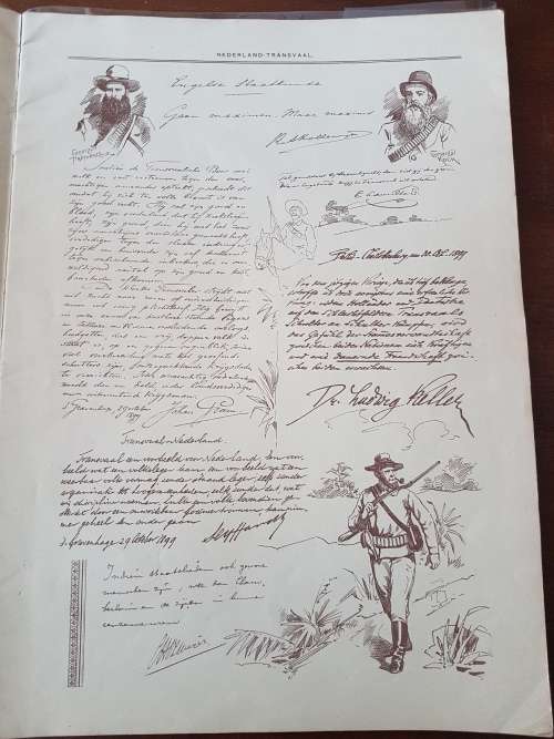 Nederland Transvaal Gedenkboek opgedragen aan het volk van Transvaal en Oranje-Vrijstaat