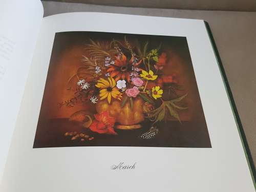 A Rhodesian Twelve Months of Flowers. LEATHER BOUND DE LUXE EDITION. By Sinclair, Jan