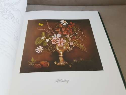 A Rhodesian Twelve Months of Flowers. LEATHER BOUND DE LUXE EDITION. By Sinclair, Jan