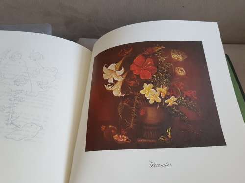 A Rhodesian Twelve Months of Flowers. LEATHER BOUND DE LUXE EDITION. By Sinclair, Jan