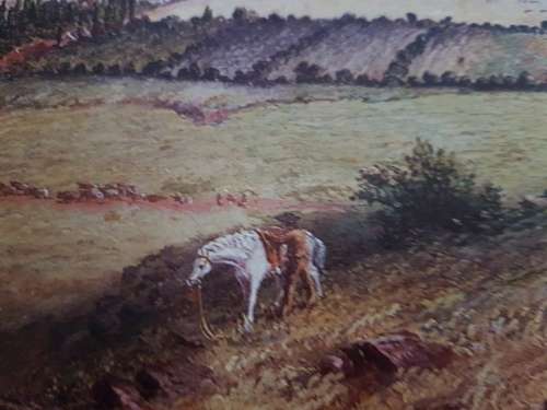 Thomas Baines. Pretoria from Meintjieskop. Rare print of old painting. Hard to find.