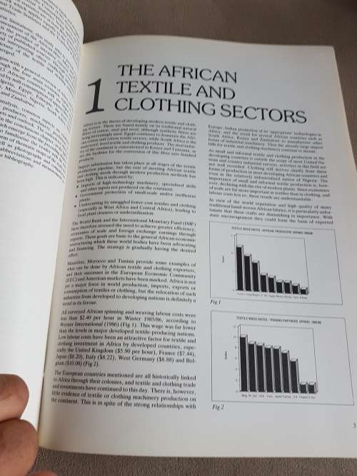 Textiles in Africa. A Trade and Investment Guide. Signed and Inscribed by Author. Werbeloff, Arnold