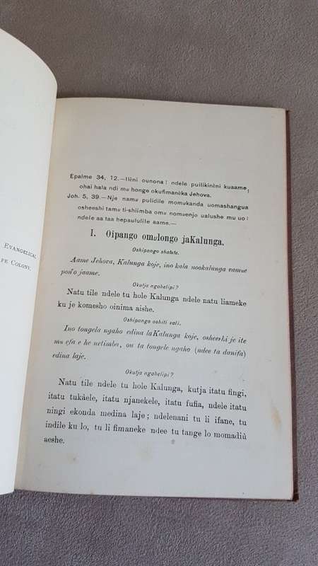 Omukanda. uOka-kate`hismo kanini ka Dr. Martin Luther Pamue neendjovo dimue daKalunga odOmbibela M`O