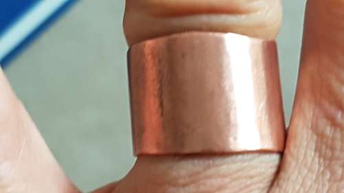 Pure Copper Band Ring.