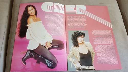 Cher.  Hand-signed and inscribed 1982 Sun City Programme Tour Book