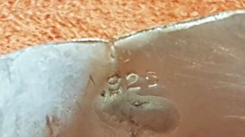 Vintage Engraved Ring ` Frank `. Marked 925. Sterling Silver.