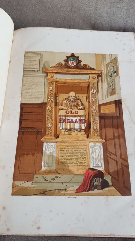 Old England: A Pictorial Museum . By Charles Knight. 1864 two volumes with beautiful leather rebind.