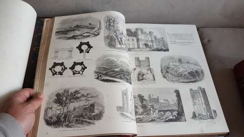 Old England: A Pictorial Museum . By Charles Knight. 1864 two volumes with beautiful leather rebind.