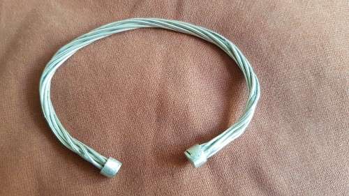 Solid Sterling Silver Twisted 7 Wire Strands Bangle. Hand Made Throughout. Artisan, Unique.