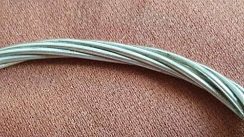 Solid Sterling Silver Twisted 7 Wire Strands Bangle. Hand Made Throughout. Artisan, Unique.