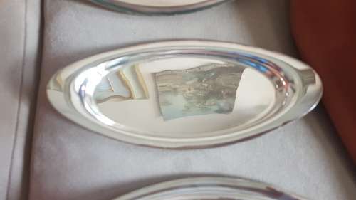 Silver Plated Side Plates. SET OF 4. High Quality. EPNS.