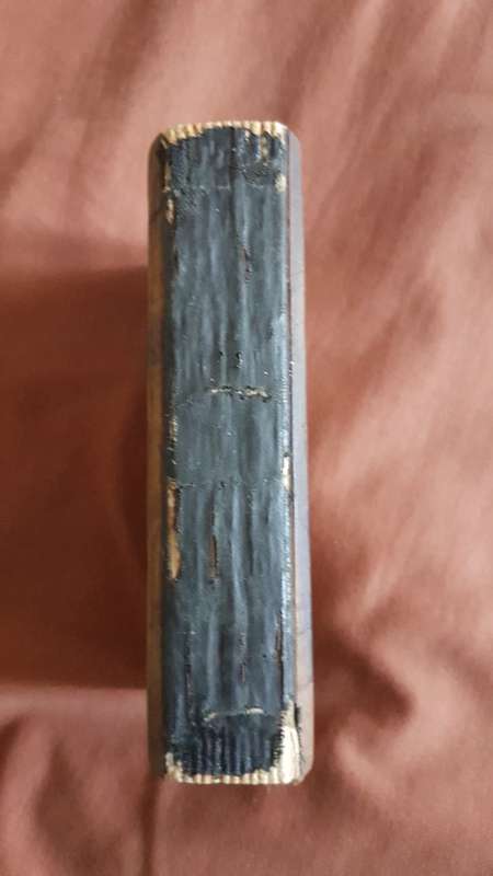 Olive Wood Serviceman's Bible from World War 2. Facsimile signed by Jan and Isie Smuts.