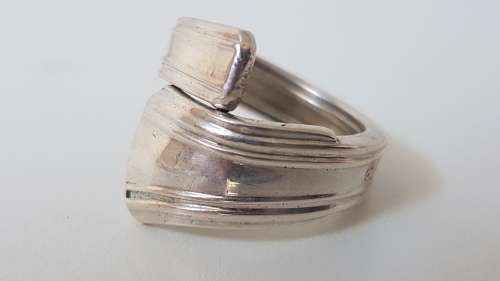 NEW Solid Silver Belgian Hallmark Ring.  10 grammes heavy.