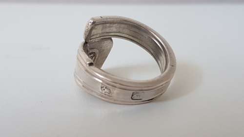 NEW Solid Silver Belgian Hallmark Ring.  10 grammes heavy.