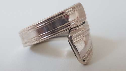 NEW Solid Silver Belgian Hallmark Ring.  10 grammes heavy.